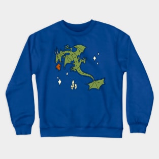 Nyomi Green Dragon Crewneck Sweatshirt